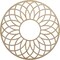 Ekena Millwork Cannes Wood Fretwork Pierced Ceiling Medallion, Birch, 24"OD x 8 1/4"ID x 1/4"T CMWP24X24X0250CNBI - alternate 1